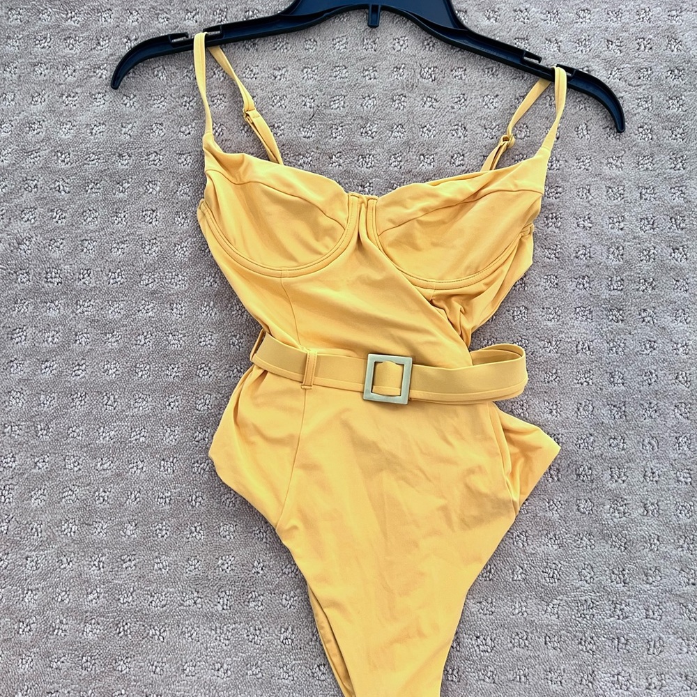 Beautiful yellow swimsuit